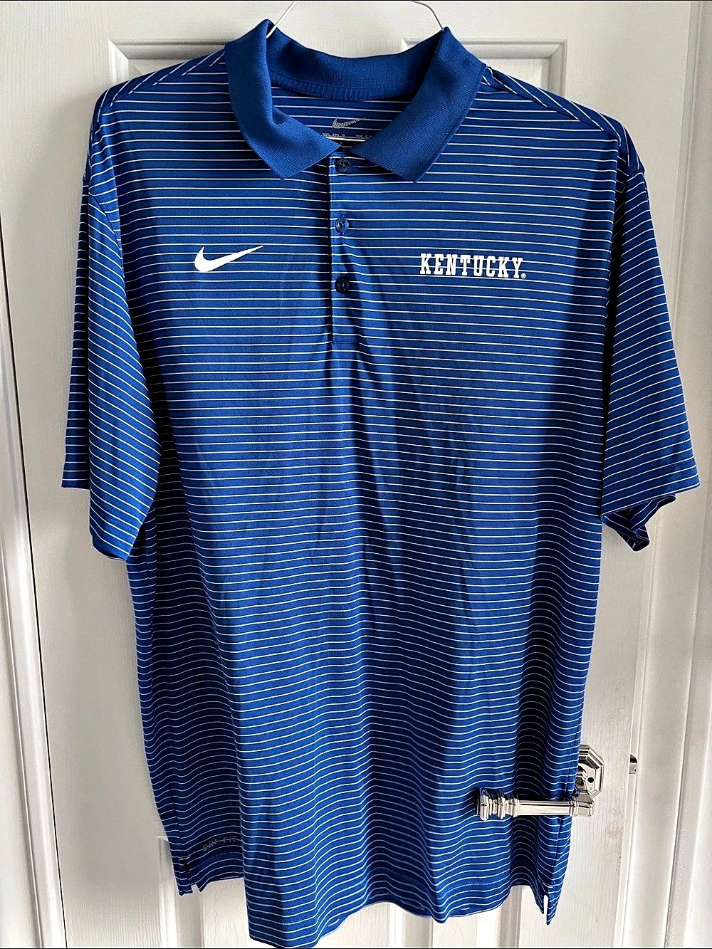 Nike Kentucky Wildcats Nike Dri-FIT Primetime Victory Striped Polo Striped Polo